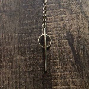 Gold pendent necklace